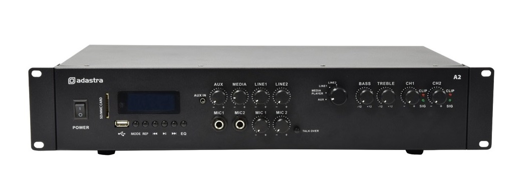 Adastra A2 Stereo Amplifier 2x200W USB/BT/FM 953.402UK