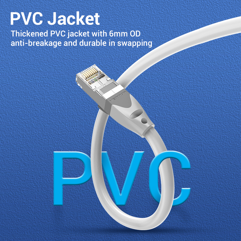 Vention NETWORK Cable CAT6A SFTP 40.0m Grey IBHHV - Image 8