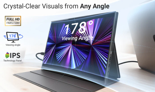 MINIX SF10T 10.5" sRGB Portable Monitor Dual USB-C - Image 9