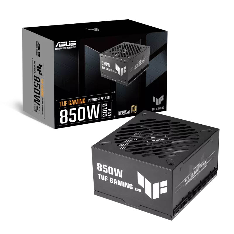 ASUS Power Supply TUF Gaming 80 PLUS Gold Fully Modular ATX 3.1 PCIe 5.1 Military Grade 850W Gold EVO Black - Image 9