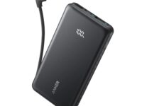 Anker Mobile Powerbank 10000 22.5W Built-In USB-C Cable Black