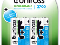 Uniross AA 2700 NiMH Rechargable Batteries 4 Pcs