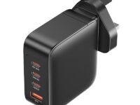 Vention Charger Wall GaN 140W 3xC 1xA+240W Cable Black FEIB0-UK