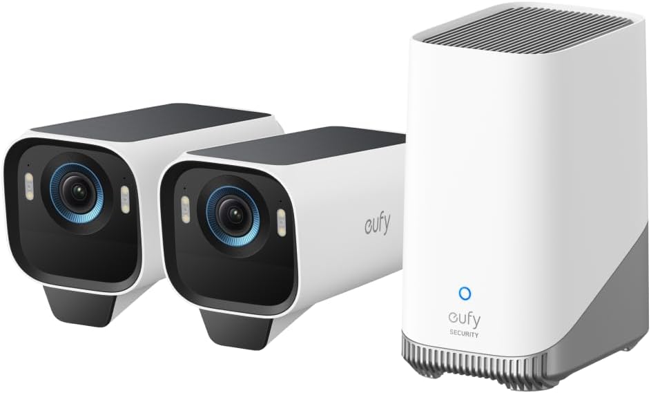 Anker Eufy Security Camera Kit S3 Pro 2 x 4K Bullet + Solar + HB3