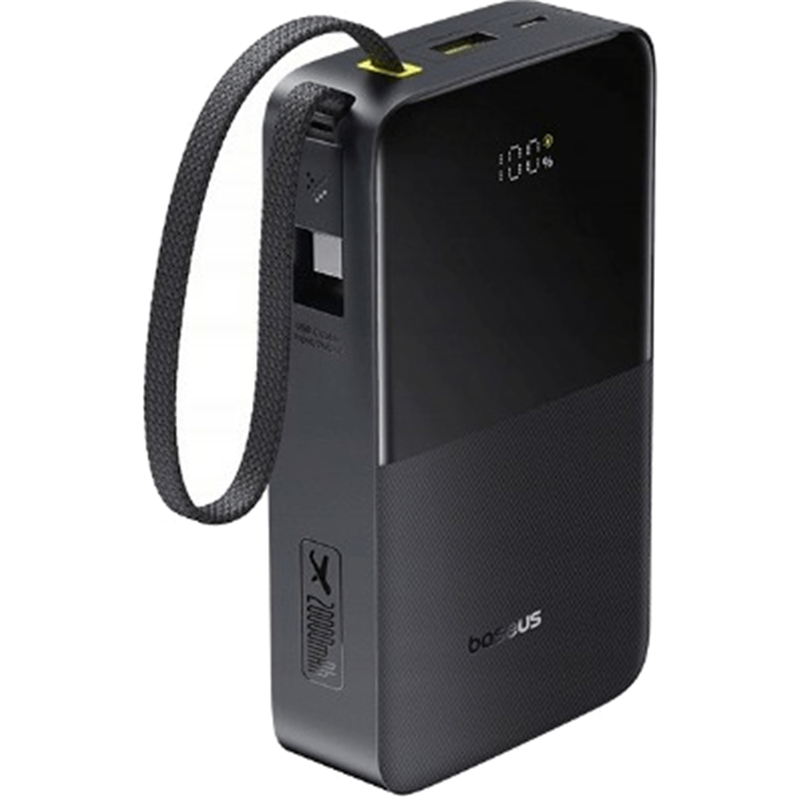 Baseus Powerbank 22.5W 20000mAh + Display EnerFill FC51 Bipow2 Pro Black
