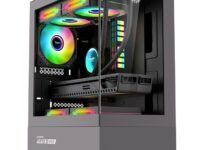 Armaggeddon Gaming Case M-ATX AQUARON Duplex Black (310mm VGA)