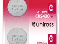 Uniross CR2430 Button Cell Lithium Battery (5pack)