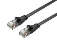 Unitek C1809GBK Flat Patch Cable CAT6 Black 1.0m