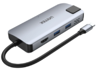 Unitek D1028A Type-C Hub 2x USB3.2 HDMI/Gb/PD100W