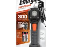 Energizer Hardcase Pivot Torch Light 300 Lumens Magnetic & IPX4 (2xAA Batteries Included)