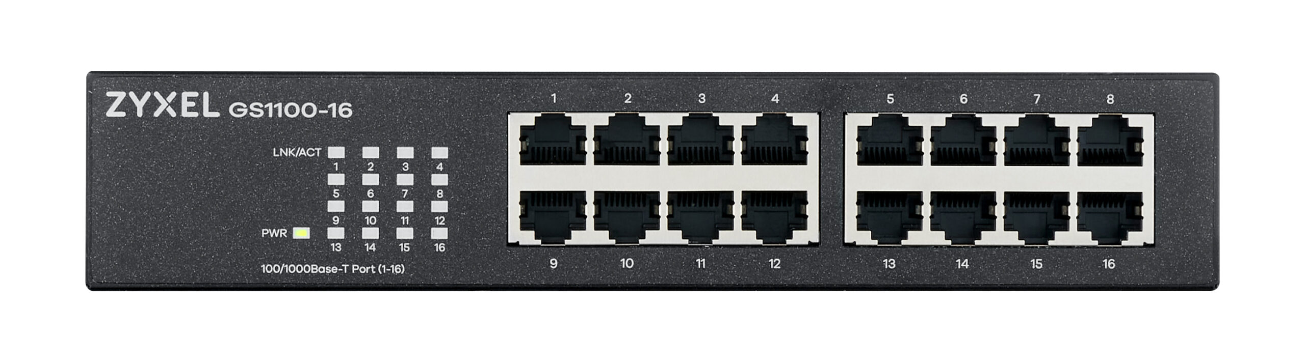 Zyxel Switch Gigabit Ethernet 16-Port R/M UK Plug GS1100-16