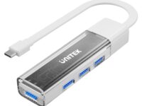 Unitek USB-C/USB-A Hub 4xUSB-A Ports Bi-Directional Detachable USB Cable H1319A
