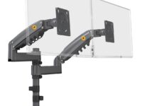 NBMounts H180 Twin Arm Gas Desktop Monitor Mount (upgraded version)