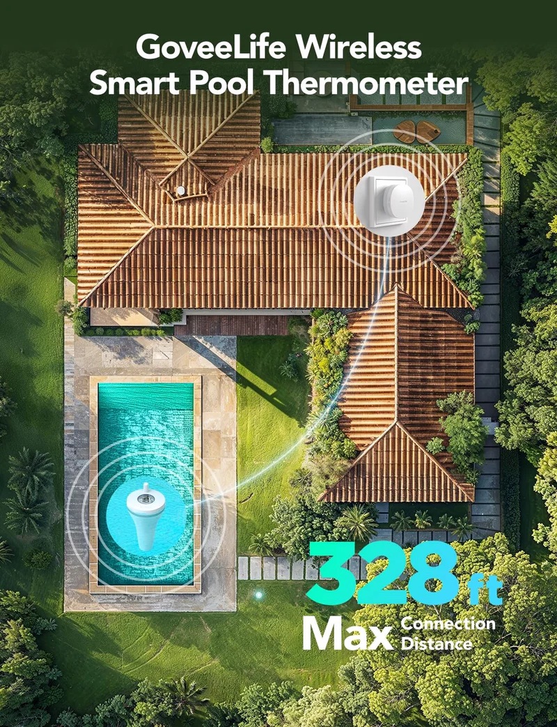 Govee Outdoor Smart Pool Thermometer Kit (Gateway + Meter) - Image 7