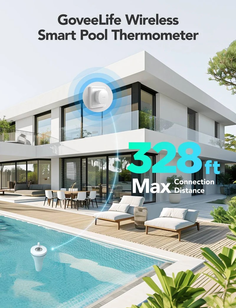 Govee Outdoor Smart Pool Thermometer Kit (Gateway + Meter) - Image 8
