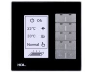 HDL Panel DLP MODERN Series 8 Buttons Black
