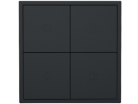 HDL Panel Smart Tile Series 8 Button Ash Grey