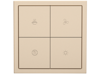 HDL Panel Smart Tile Series 8 Button Champgn Gold