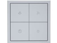HDL Panel Smart Tile Series 8 Button Space Gray