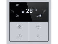 HDL Panel Tile Series OLED Thermostat Space Gray HDL-M/PTOL6.18