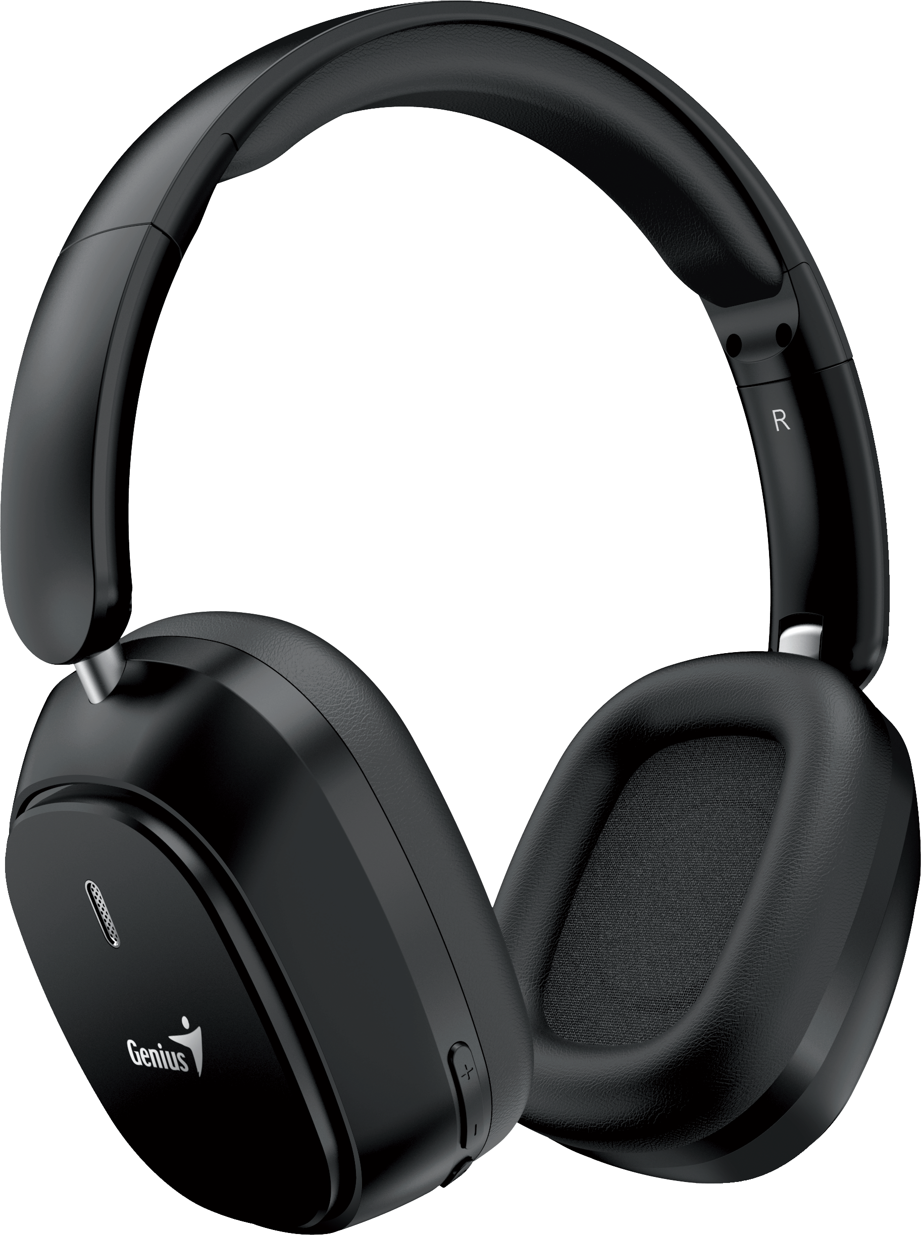 Genius Mobile Headphones Over Ear Bluetooth Foldable HS-820BT Black - Image 2