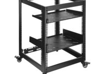 Lumivida 12U Open Frame Server Rack CAB-017-12U