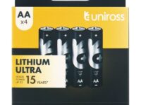 Uniross AA Lithium Ultra 3000mAh Batteries (4pack)