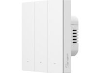 Sonoff M5 Matter WiFi Smart Wall Mechanical Switch 3-Button White