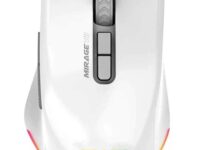 Armaggeddon Gaming Mouse Wired+2.4G+BT Recharge 7B MIRAGE VII White