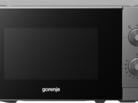 Gorenje Kitchen Microwave Oven 700W 20L 5 Programs Manual Knots MO20E1T4 Titanium