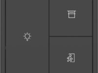 HDL Panel TILE SERIES Ash Grey 3 Button V2.1