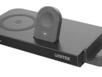Unitek P1222B 5-in-1 MagMighty Combo 48W 3x Wireless Charging Areas 1x USB-A 1x USB-C