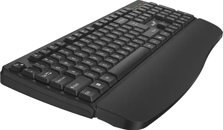 Genius Keyboard Wireless AI with Palm Rest KB-7123 English - Image 4