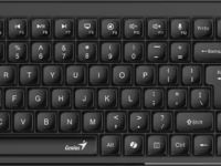 Genius Keyboard Wireless & BT Retro Typewriter Keycaps LuxeMate Q7100BT