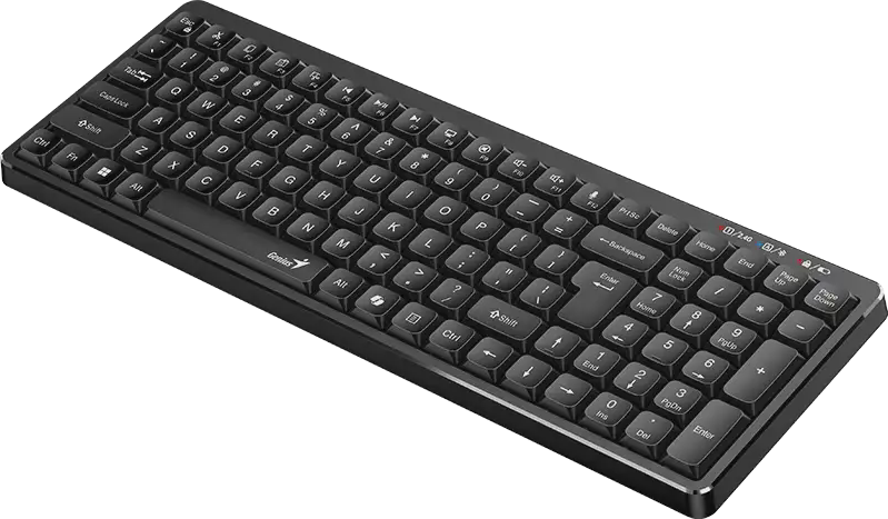 Genius Keyboard Wireless & BT Retro Typewriter Keycaps LuxeMate Q7100BT - Image 3