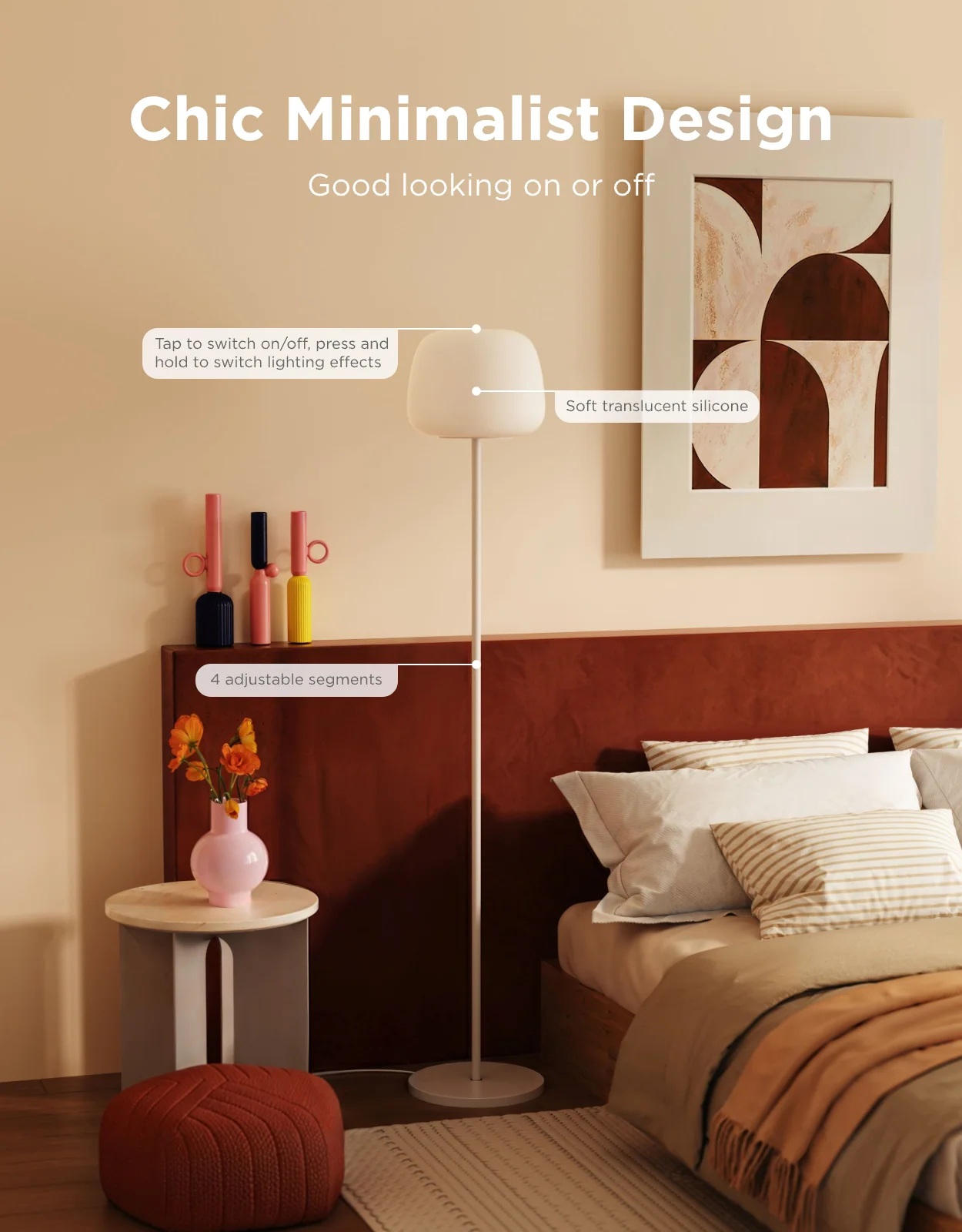 Govee Lamp Floor Smart RGBICWW LuminBlend+ Halo Lighting (Smart Lantern) - Image 3