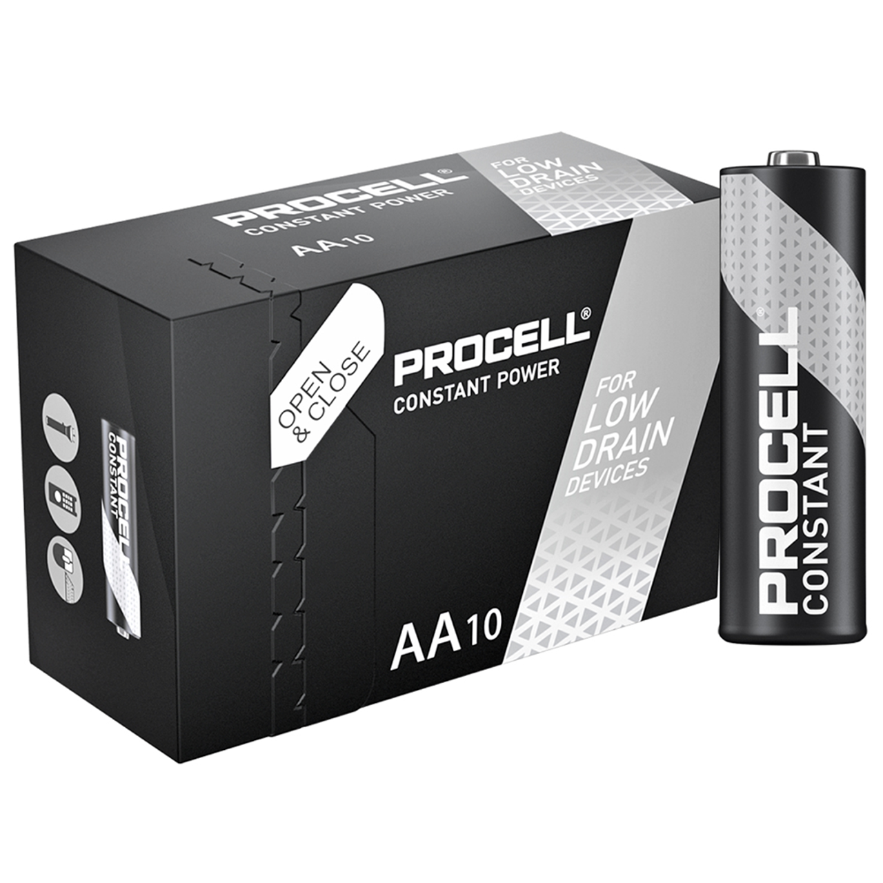 Duracell Procell Industrial AA Batteries Box of 10pcs