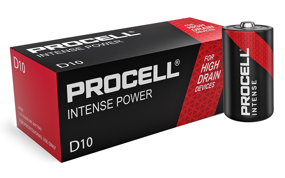 Duracell Procell Industrial D Box of 10pcs