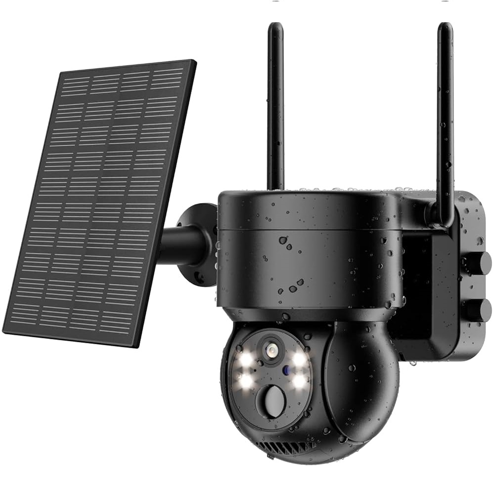 WOOX R3569 Outdoor Battery Camera 3MP PTZ with Solar Panel