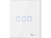 Sonoff T2EU3C-RF Smart Wall Touch Switch 3-Button White