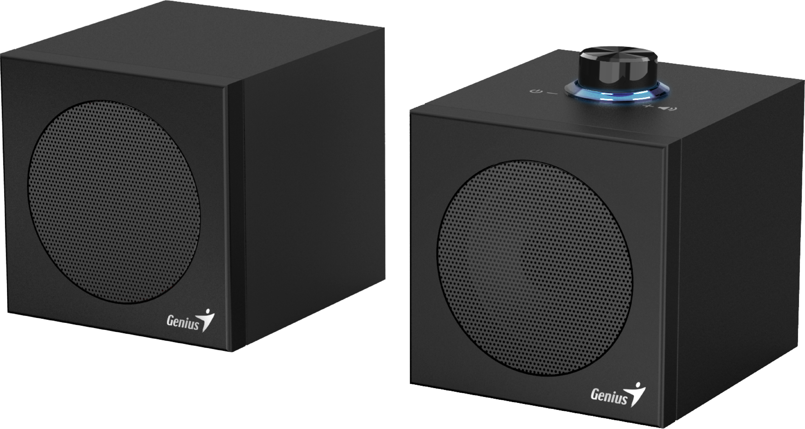 Genius PC Speakers 2.0 USB Audio 4W RMS USB-A+C SP-HF300U Black - Image 2