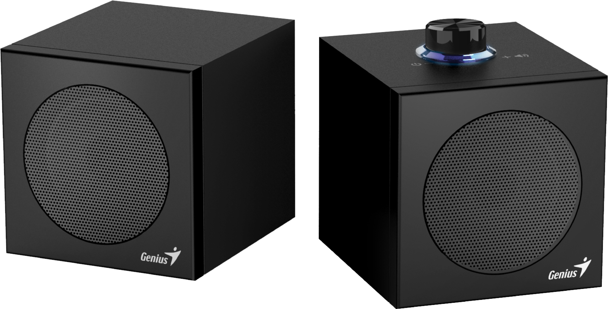 Genius PC Speakers 2.0 USB Audio 4W RMS USB-A+C SP-HF300U Black - Image 3