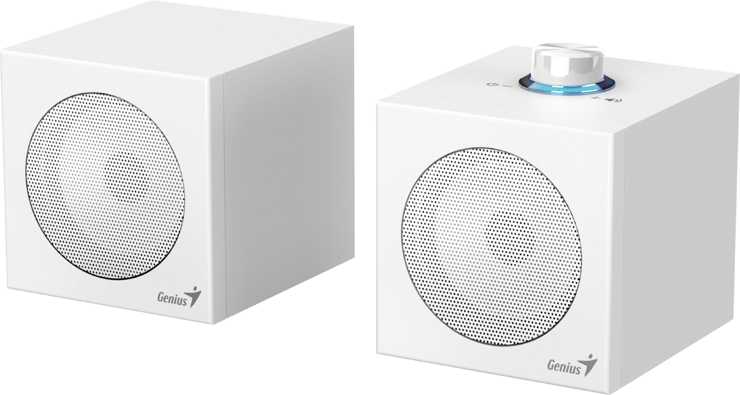 Genius PC Speakers 2.0 USB Audio 4W RMS USB-A+C SP-HF300U White - Image 2