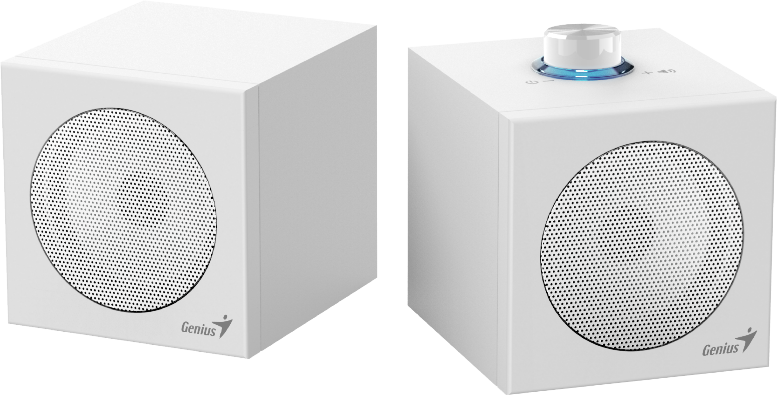 Genius PC Speakers 2.0 USB Audio 4W RMS USB-A+C SP-HF300U White - Image 3