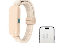 HoMedics WAKEBAND Cream White Vibrating Alarm Wristband for a Gentle Wakeup