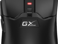 Genius Gaming Mouse Wireless+BT Rechargable & Lightweight RGB 4800DPI Scorpion M8300 Black