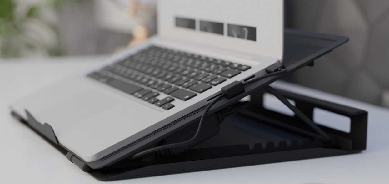 Natec TERN 2 PLUS Laptop Cooling Stand 12.1-17.3" with Adjsutable Fan Position & Speed - Image 9