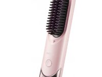 Enchen Comb Straightening Cordless USB-C 4000mAh Pink