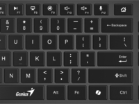 Genius Keyboard Wireless & BT AI Hot Keys SlimStar 7250BT Black English