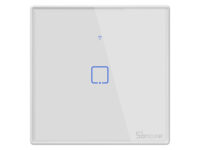 Sonoff T2EU1C-TX WiFi Smart Wall Touch Switch 1-Button White